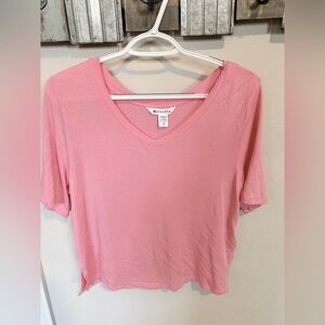 Athleta Soft Pink Short Sleeve Tee